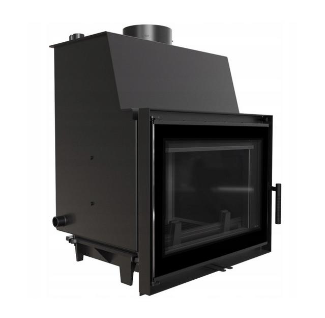 Wkład kominkowy z płaszczem wodnym na pellet Idropellbox 30 Zosia deco pw 14 - Wkład kominkowy z płaszczem wodnym na pellet Idropellbox 30